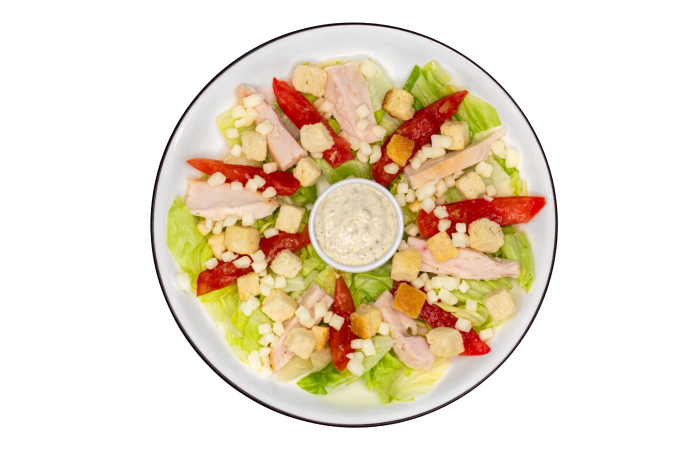 Салат Цезарь с курицей