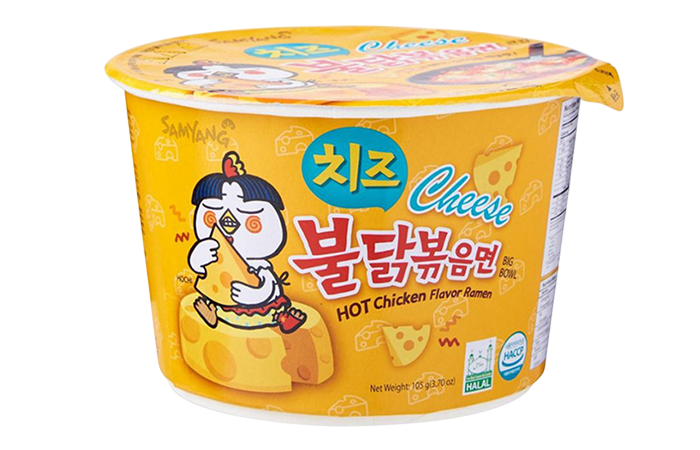 Корейская лапша с сыром Чиз Бокки/Сheese Bokki (чашка) Оттоги/Ottogi, 95 г