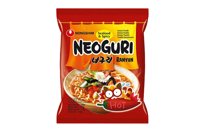 Лапша Неогури острая с морепродуктами Neoguri Seafood Spice