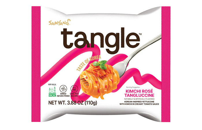 Лапша Samyang Tangle Kimchi Rose Tangluccine