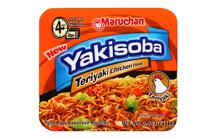 Лапша со вкусом курицы с соусом терияки Yakisoba Maruchan, США