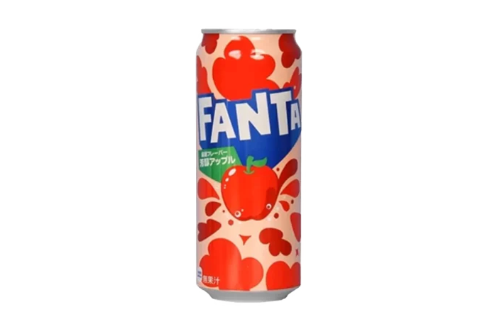 Фанта красное яблоко, Япония