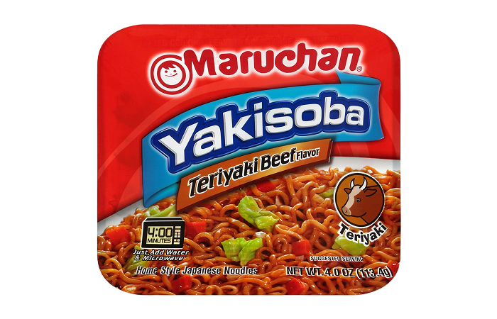 Лапша со вкусом говядины с соусом терияки Yakisoba Maruchan